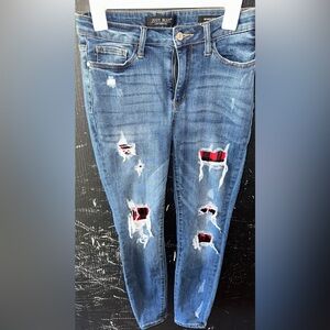 Judy Blue Women's Ripped Skinny Fit Jeans